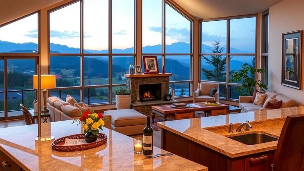Designer Furnishings in Luxury Mountain-View 3 Bedroom Boone Homes